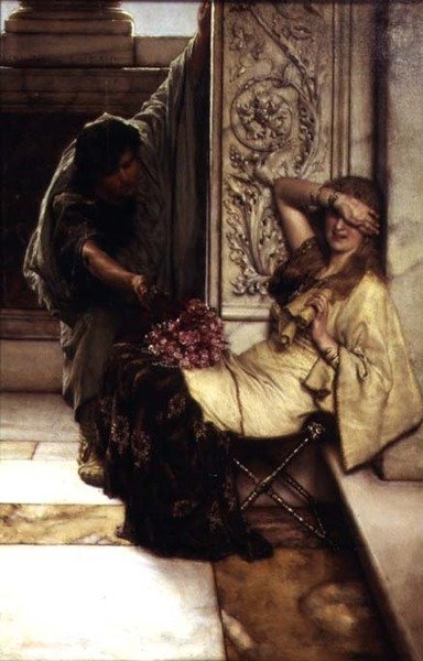Tímido, 1883 de Lawrence Alma Tadema